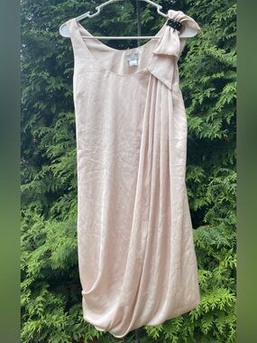 H&M Sleeveless Blush Pink Draped Women's Dress